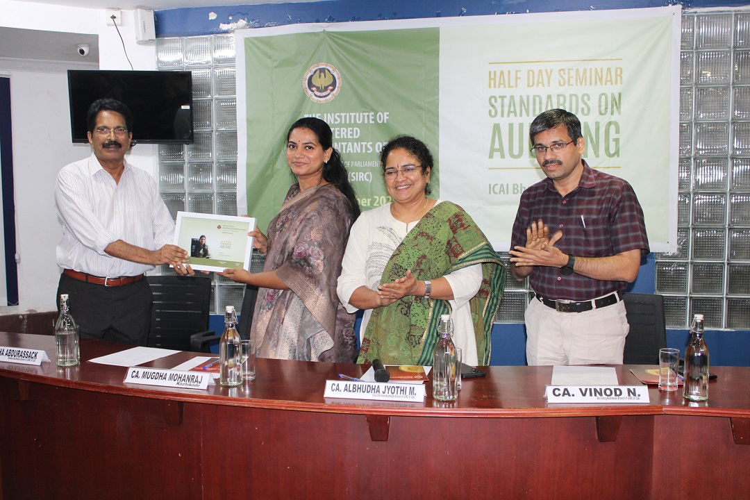 Half Day Seminar on Standards on Auditing- 6-12-2025