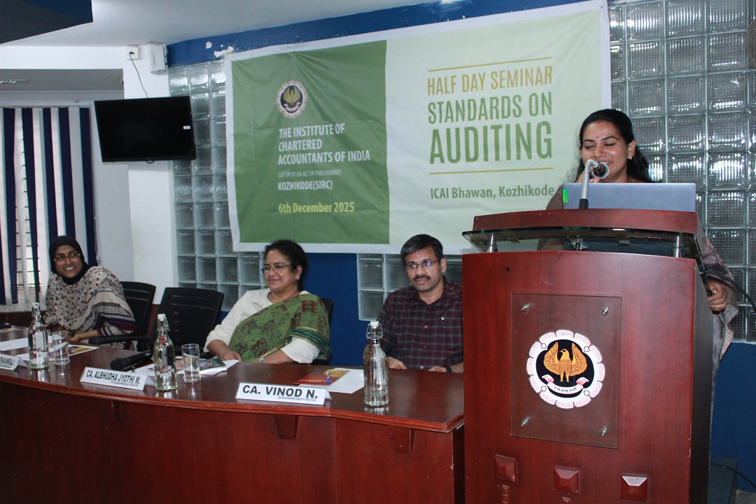Half Day Seminar on Standards on Auditing- 6-12-2025