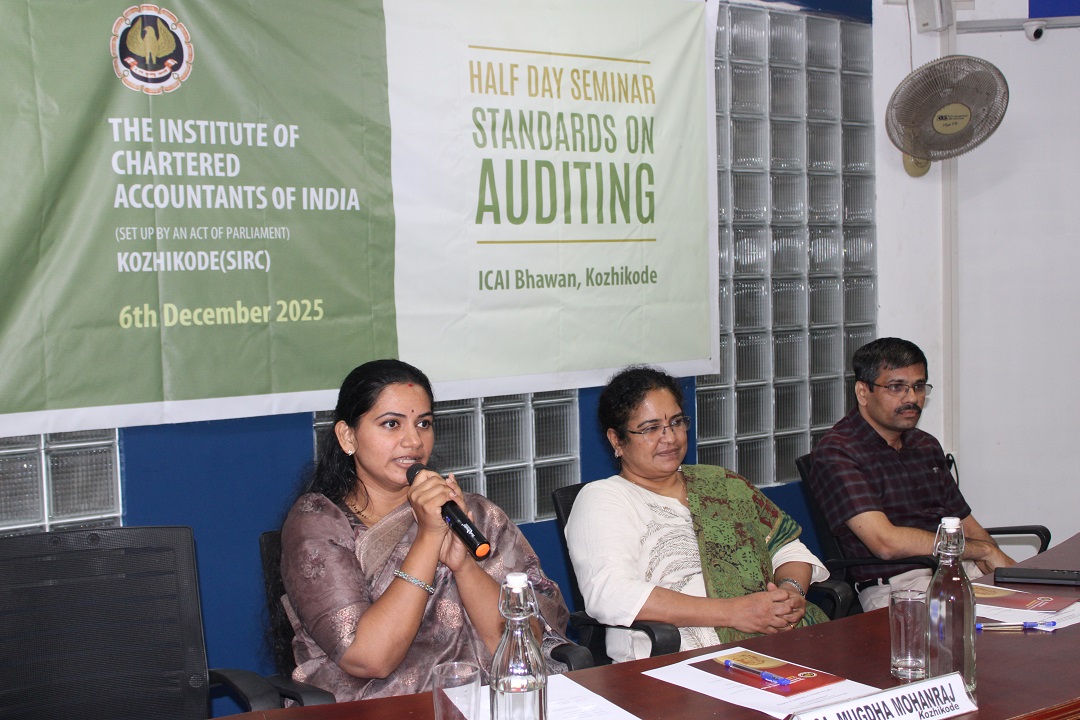 Half Day Seminar on Standards on Auditing- 6-12-2025