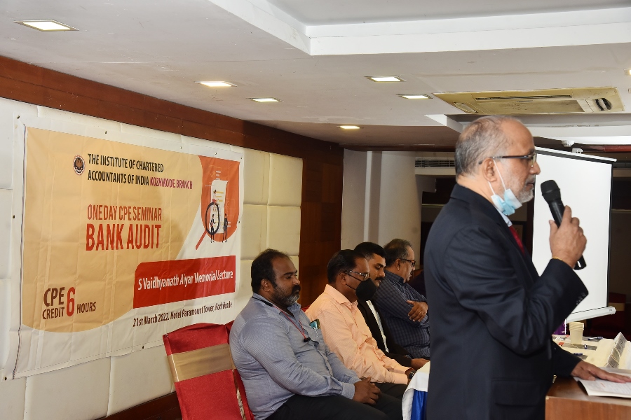 Seminar on Bank Audit - 21-3-2022
