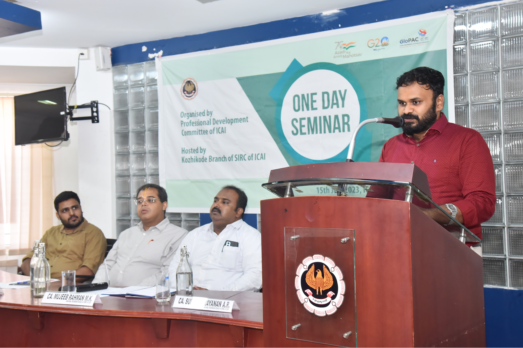 One Day Seminar organised by PDC of ICAI 15-7-23