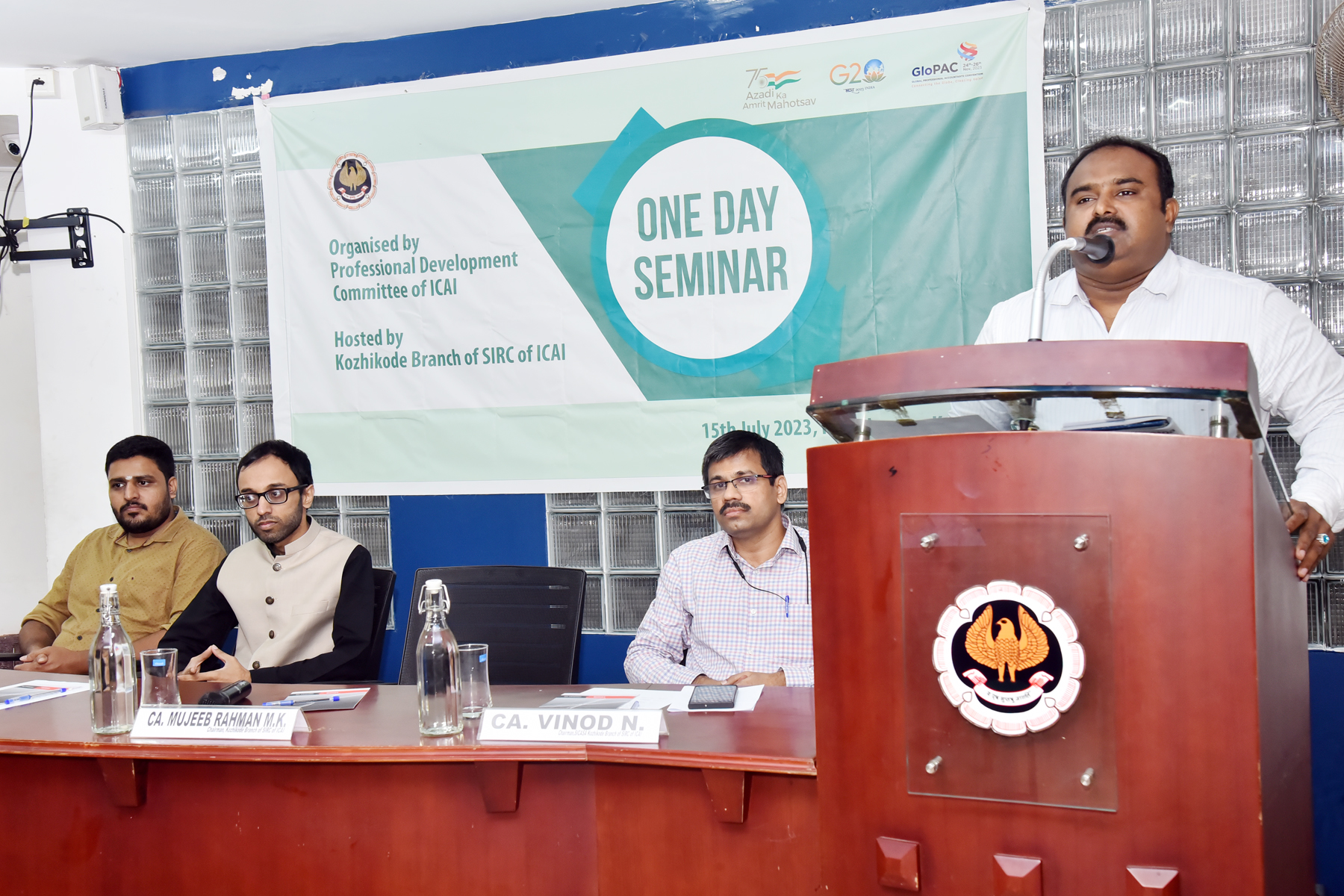 One Day Seminar organised by PDC of ICAI 15-7-23